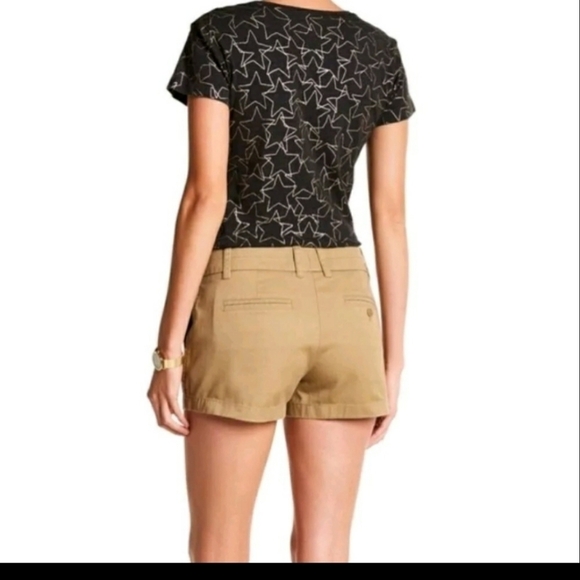 J.Crew CHINO khaki hi Rise Short Cotton boho‎ tan - Picture 9 of 9